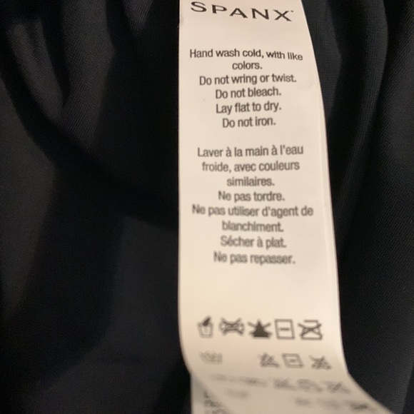 SPANX - Black Ruched Halter Tankini Top - Picture 4 of 8